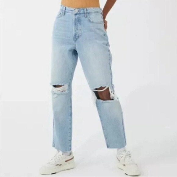 Urban outfitters BDG Straight Slim Distressed Jeans size 24 - Picture 1 of 13